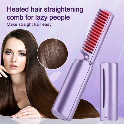 3 Levels Lazy Hair Straightening Comb 3D